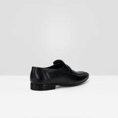 SYLCON MEN BLACK FORMAL MOCCASIN