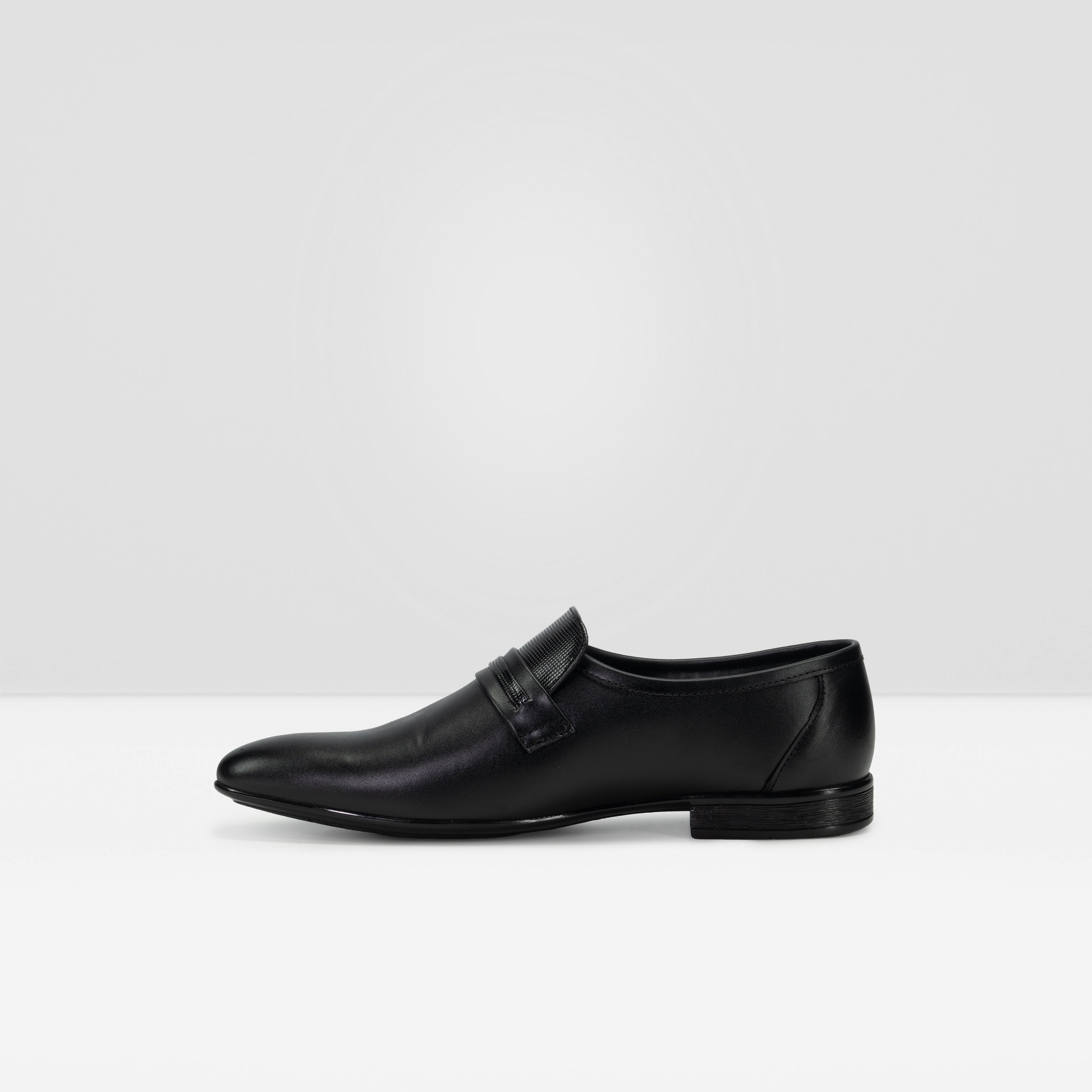 SYLCON MEN BLACK FORMAL MOCCASIN