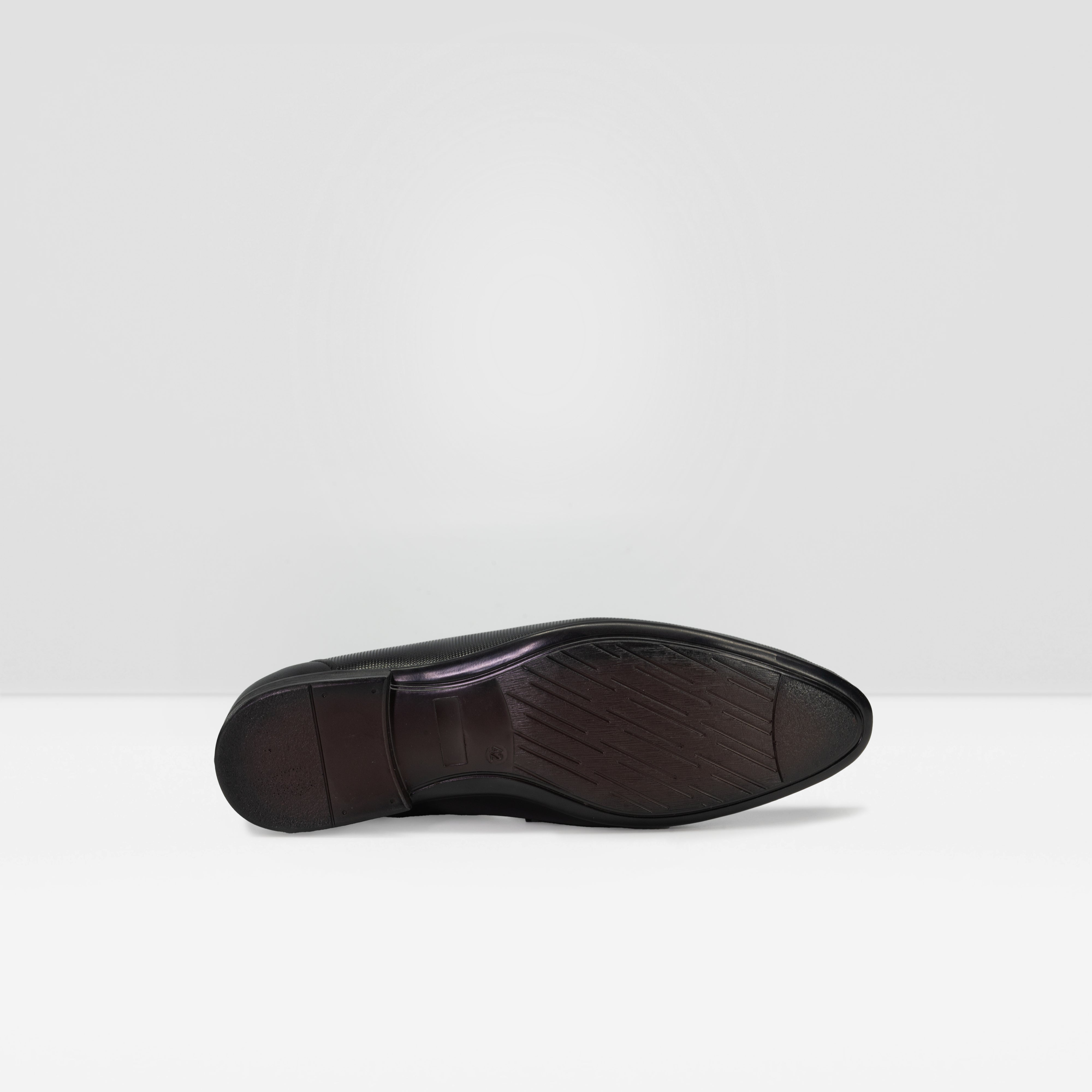 SYLCON MEN BLACK FORMAL MOCCASIN