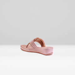 WOMENS PEACH CASUAL SLIPPERS