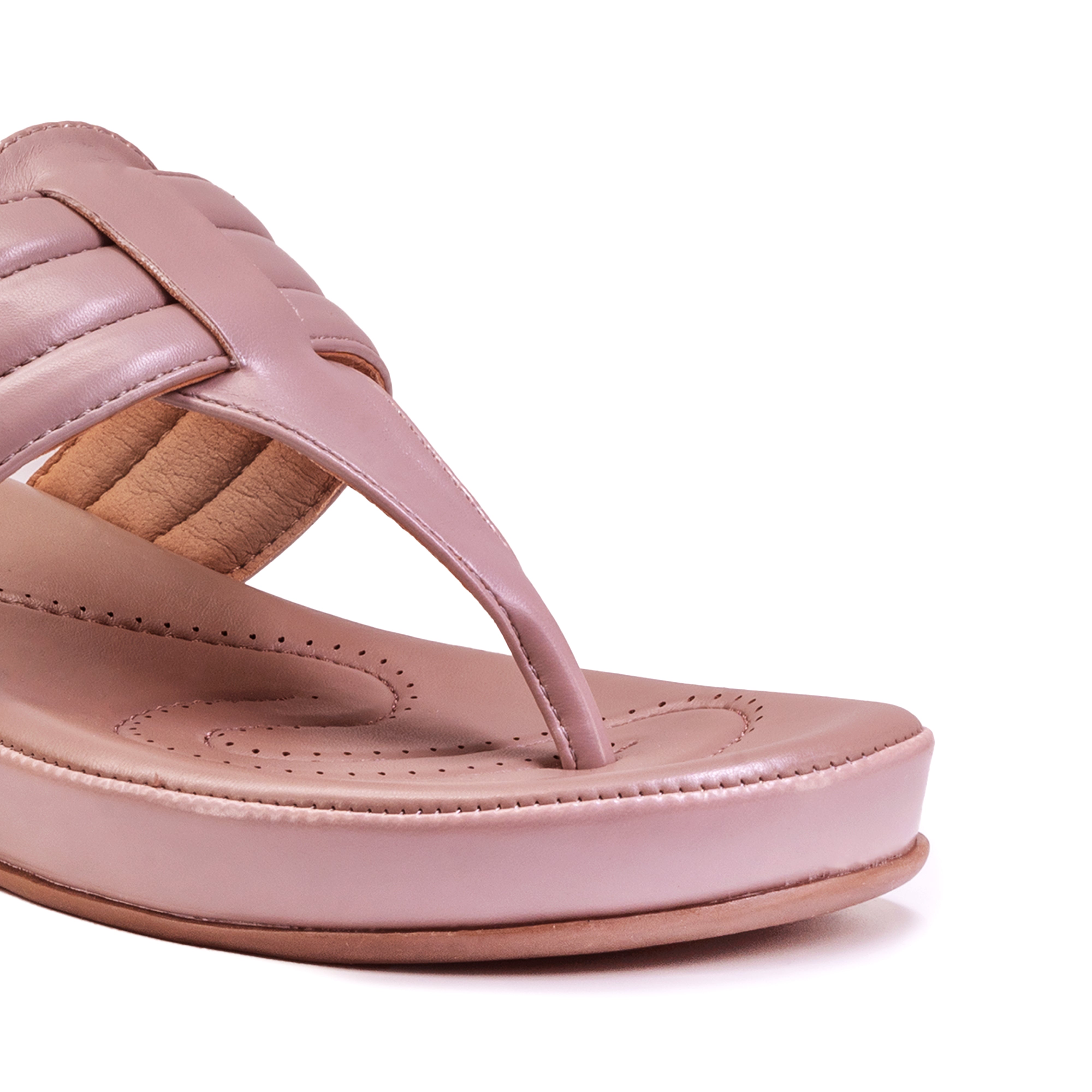 WOMENS PEACH CASUAL SLIPPERS