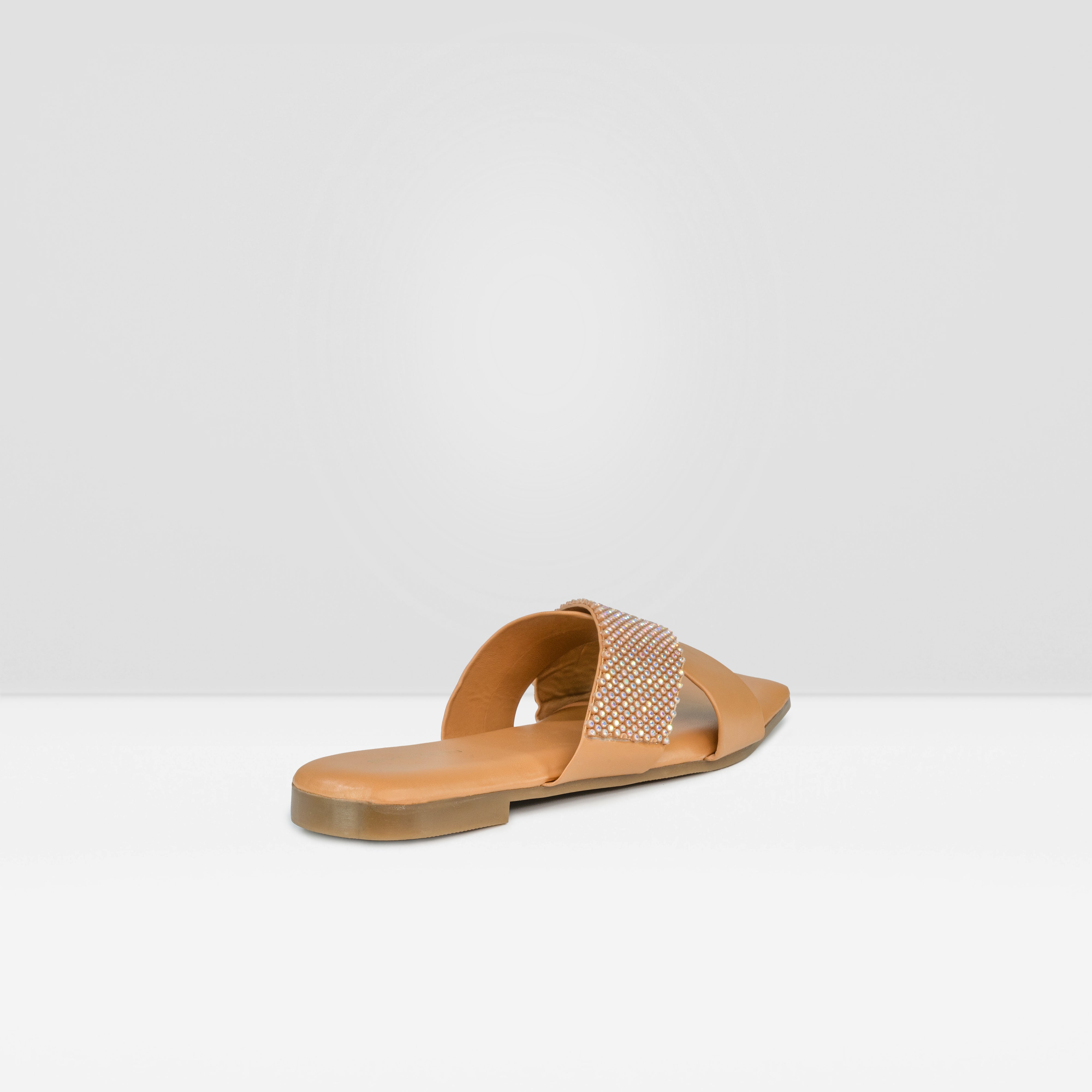 Women's Tan Sleek and Simple Casual Sandals