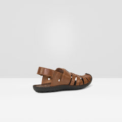 WEST ISLE MEN CASUAL TRADITIONAL LEATHER SANDALS